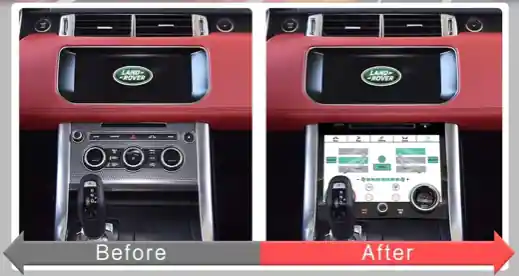 Tilbudspris | Land Rover Klimastyring Touchskærm Upgrade til facelift af Range Rover Sport L494 - fra 2014-2017